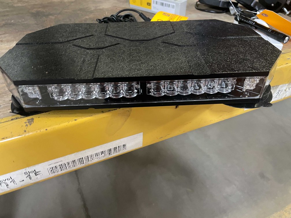 Amber LED Strobe Light, 12vdc (PR12)
