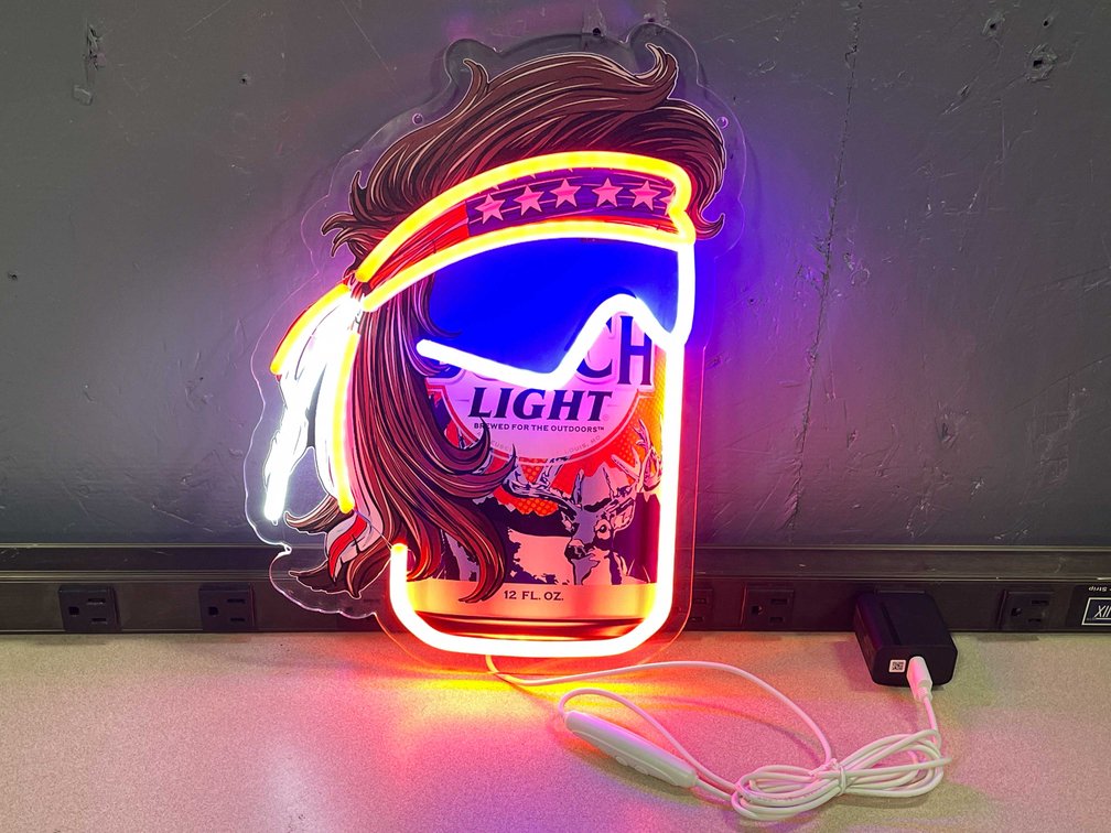 New Busch Light Neon Beer Sign (T2)