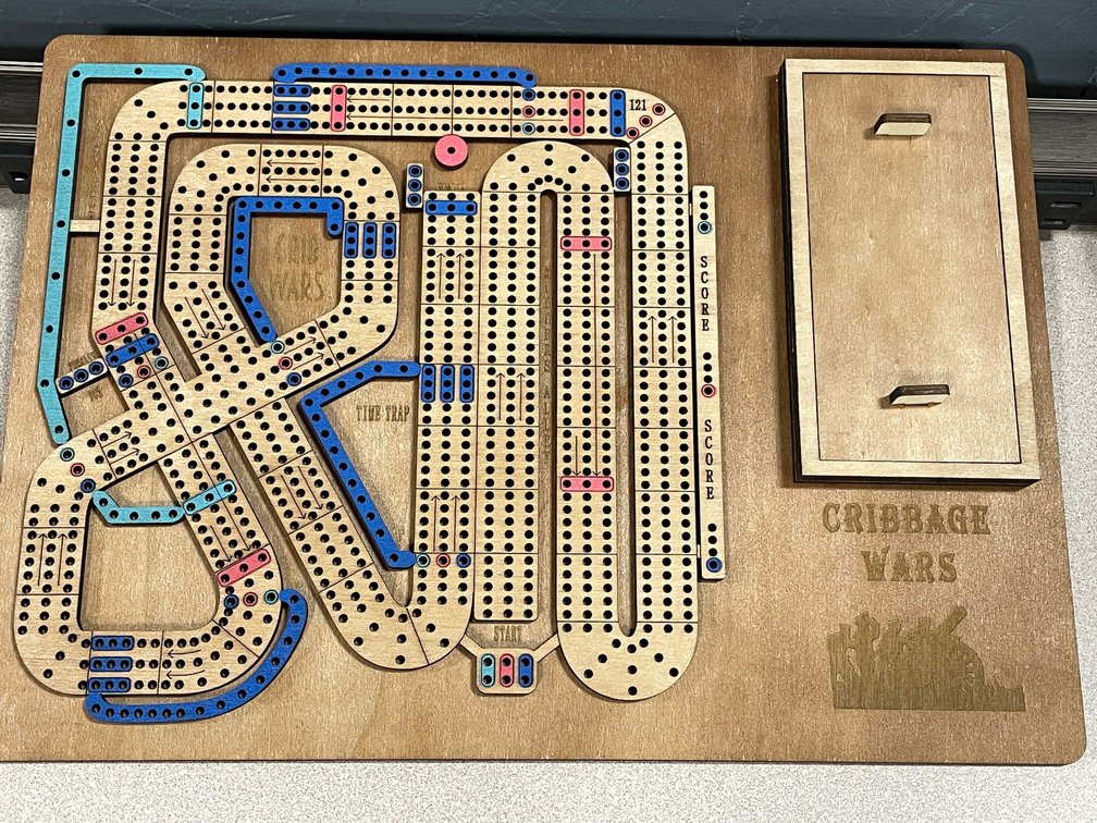 New Unique Cribbage Board (T2)