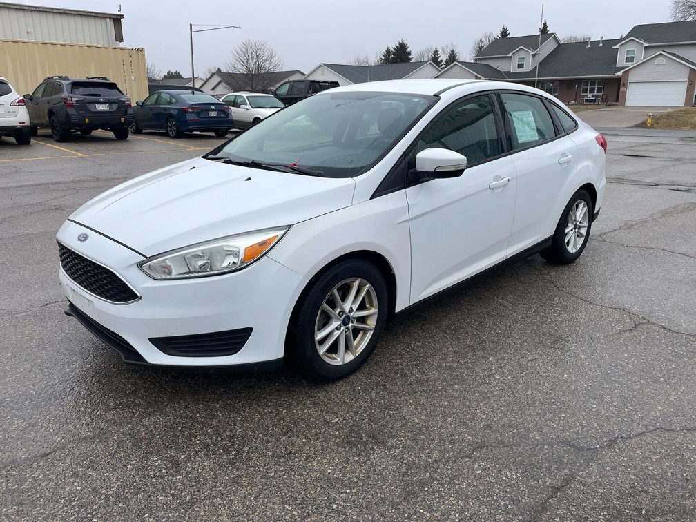 2015 White Ford Focus SE Sedan (Has WI Title)