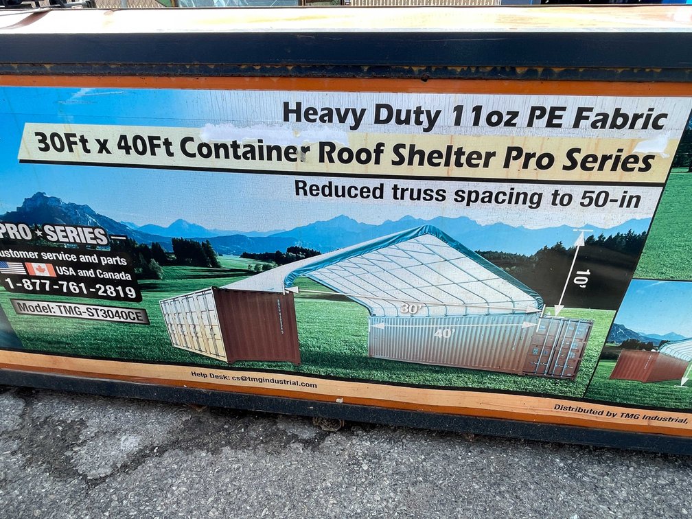 30' x 40' Container Roof Shelter (O9)