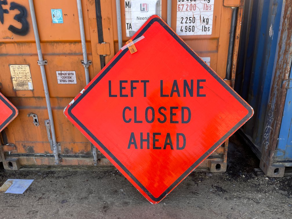 Retired Fiberglass Road Signs