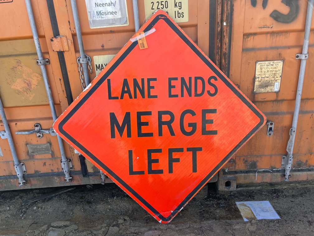 Retired Fiberglass Road Signs