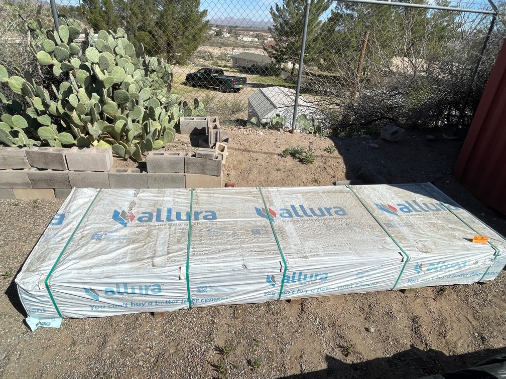 (Appx. 308 Pieces) ALLURA 6 ¼" Primed Fiber Cement Smooth Lap Siding