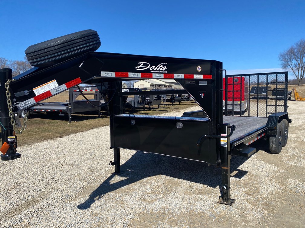 2025 Delta Gooseneck Trailer (Has WI Title) (Helenville, WI)