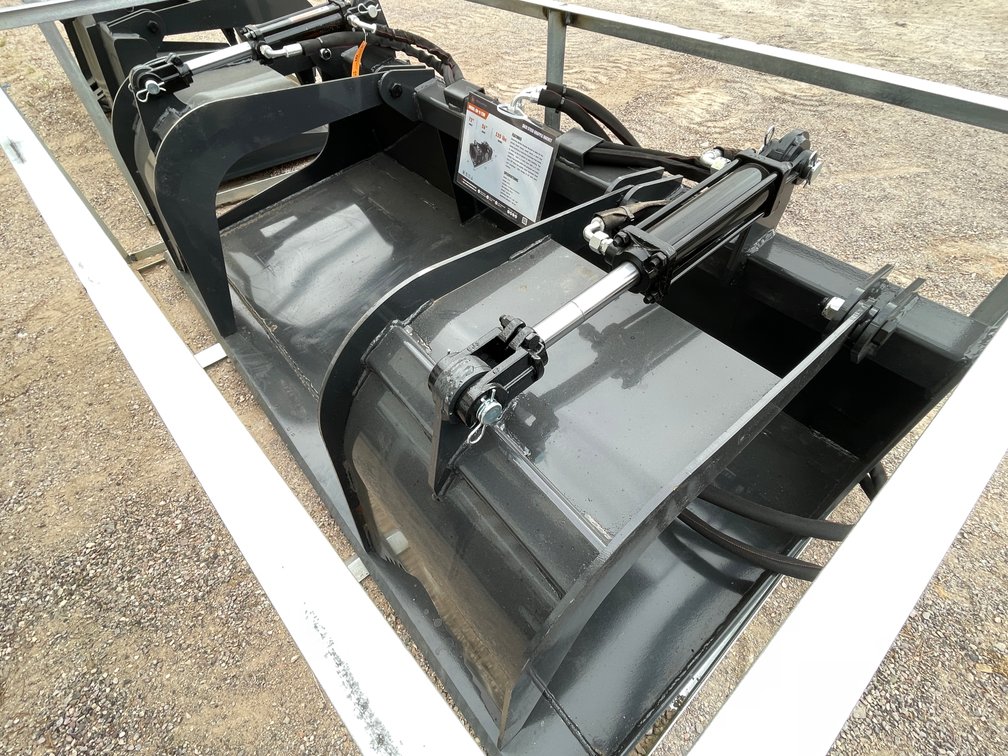 Unused 2026 Wolverine Skid Steer Grapple Bucket Attachment