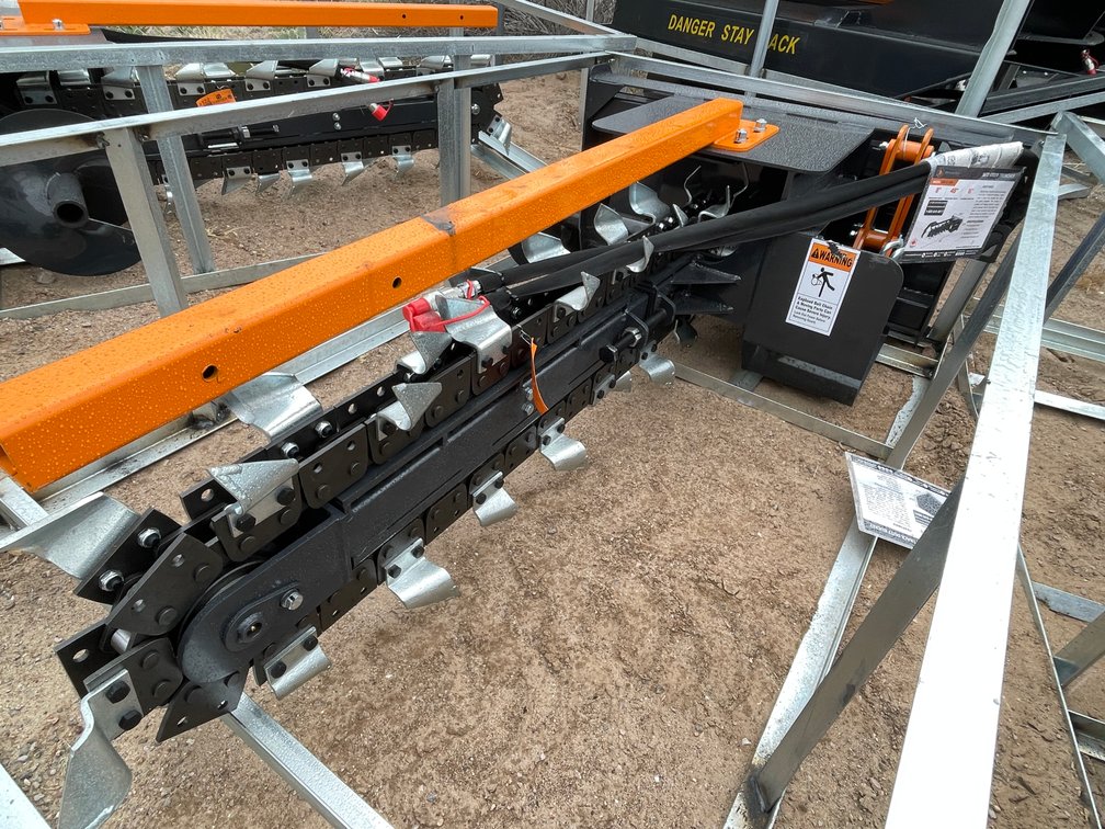 Unused 2026 Wolverine Skid Steer Trencher Attachment