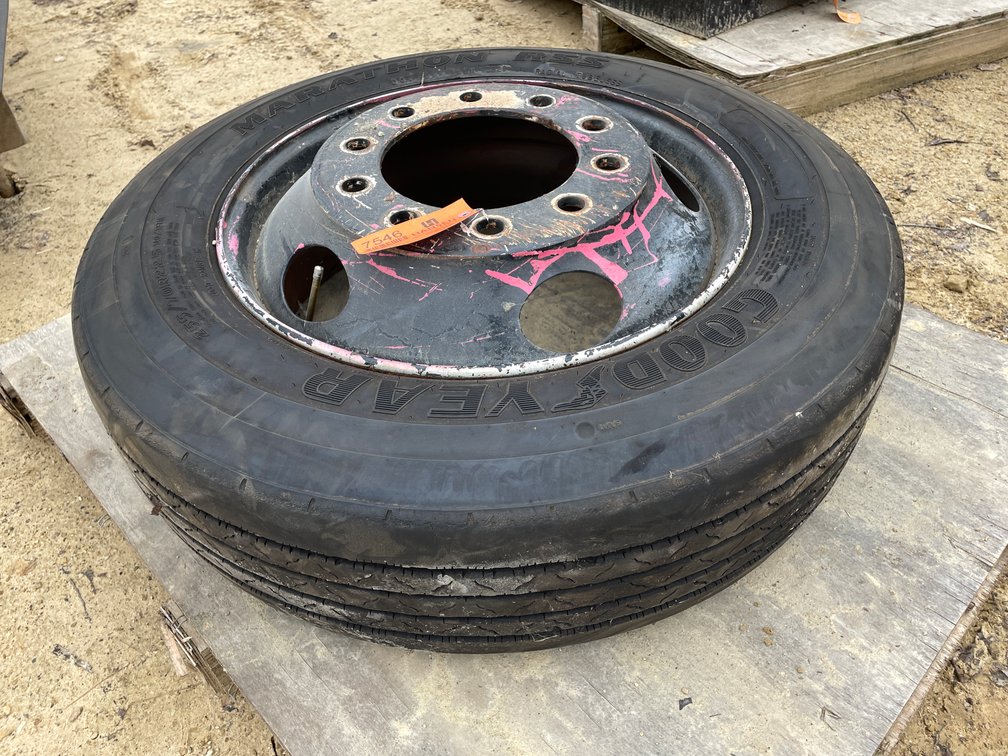 Marathon RSS Brand Semi Tire on Rim