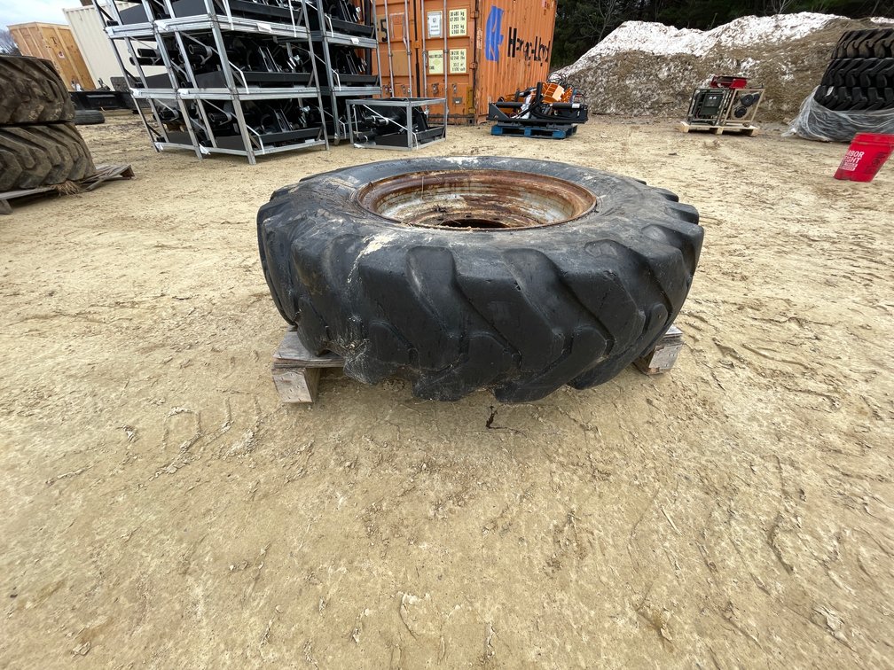 Galaxy Brand Telehandler Tire on Rim