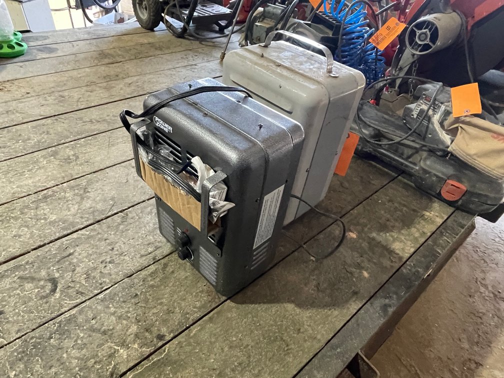 (2) Electric Milkhouse Heaters