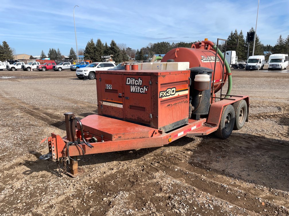 2003 Ditch Witch FX30 Vacuum Trailer (Has MN Title)