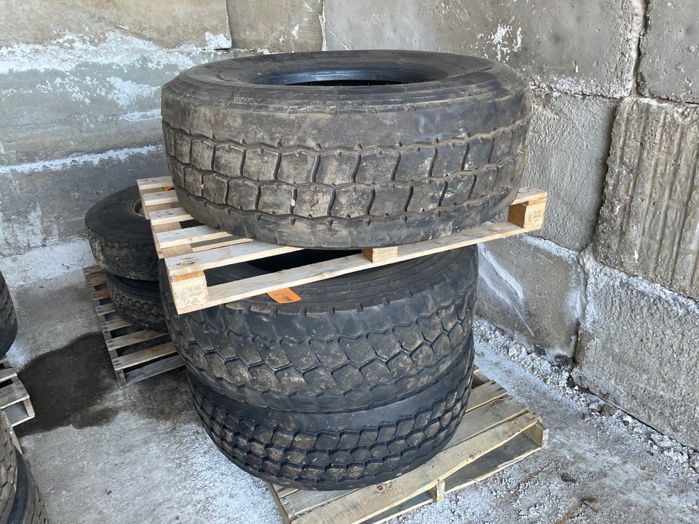 (3) Semi Tires