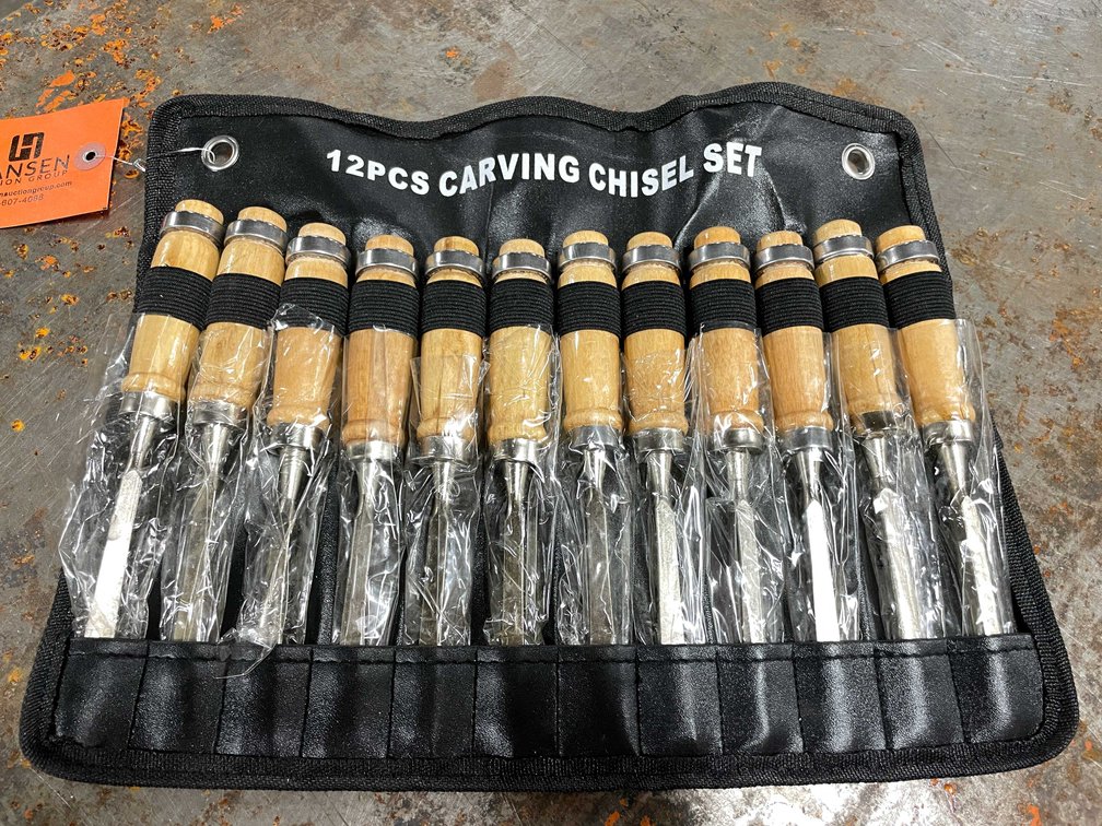 New 12 Piece Carving Chisel Set (CW)