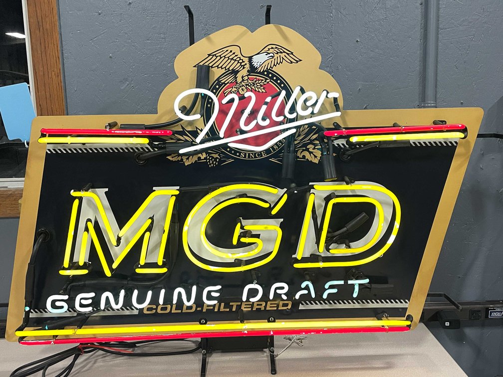 Miller Genuine Draft Tin Tacker