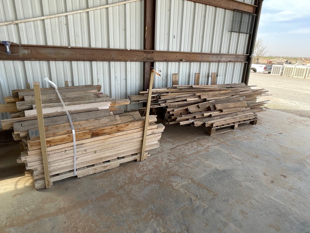 (2) Pallets of Wood Trim and Pieces