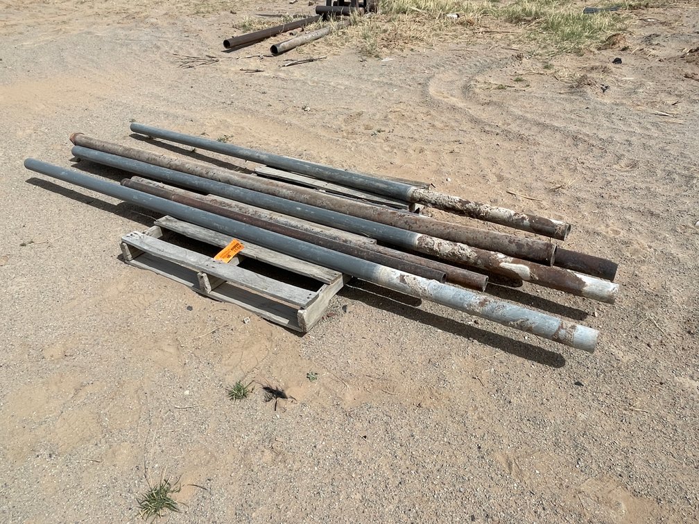 Pallet of Metal Pipes