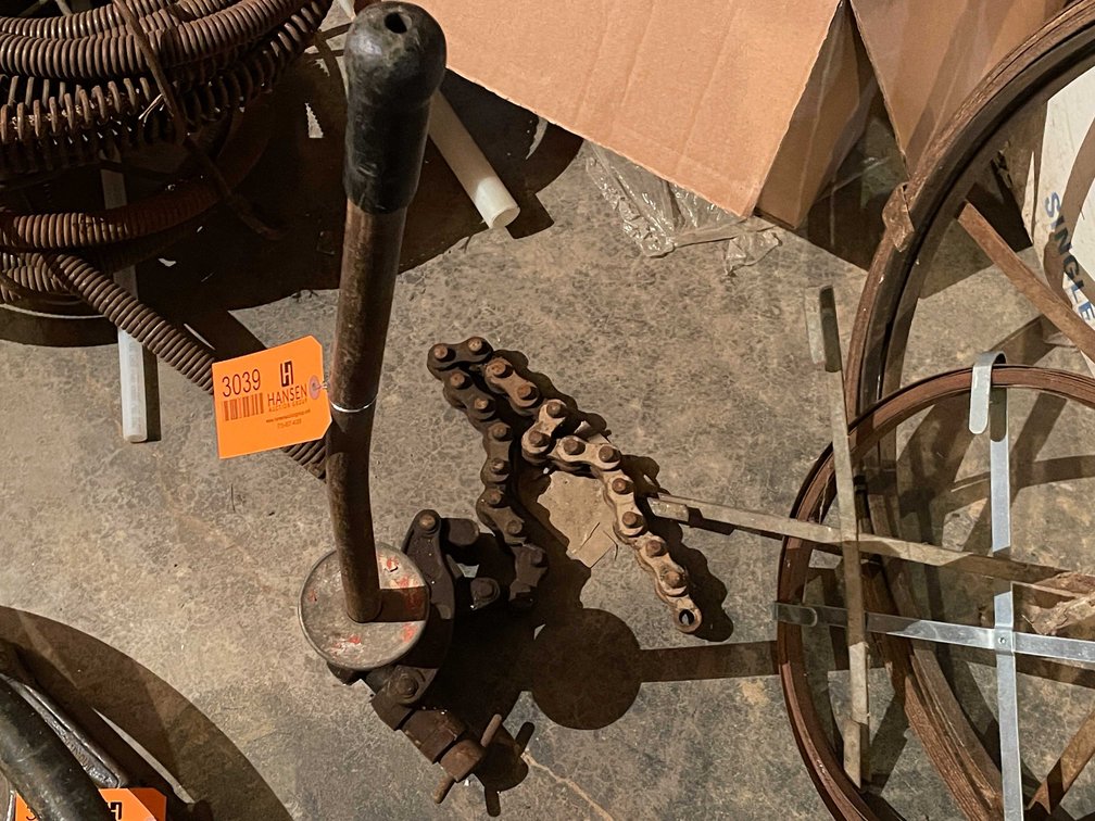 Chain Driven Soil Pipe Cutter