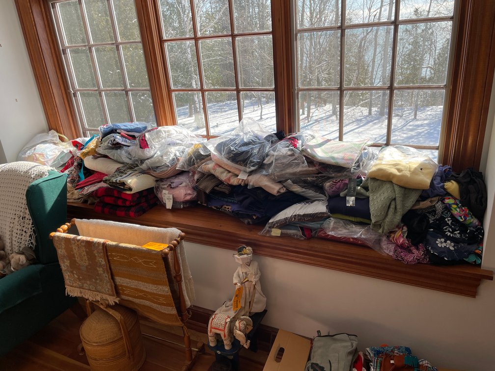 Various Clothing and Blankets