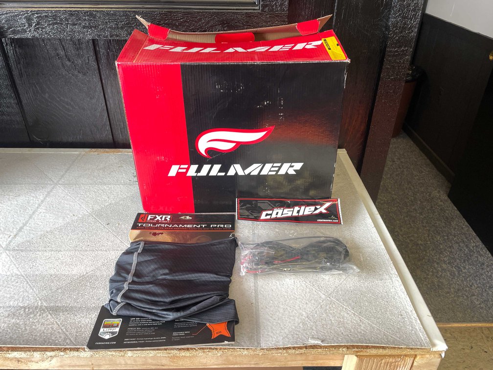 Fulmer Helmet & Neck Gaiter & Electric Shield Power Cord