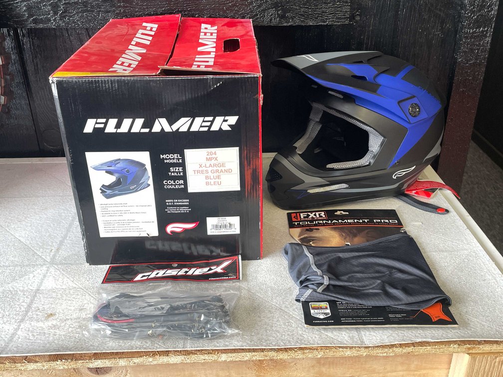 Fulmer Helmet & Neck Gaiter & Electric Shield Power Cord