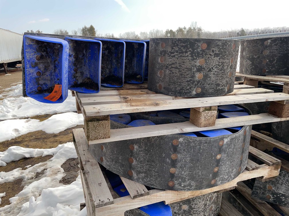 (2) Bucket Elevator Belts