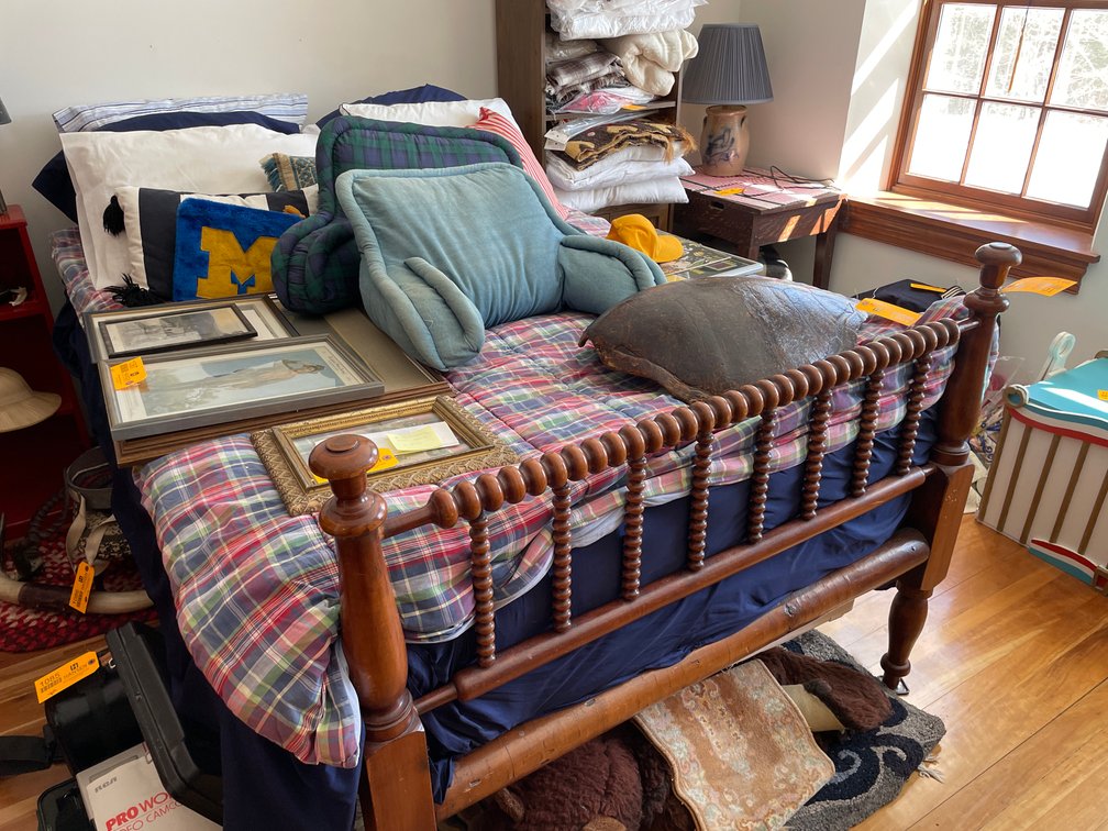Full Bed Frame and Bed