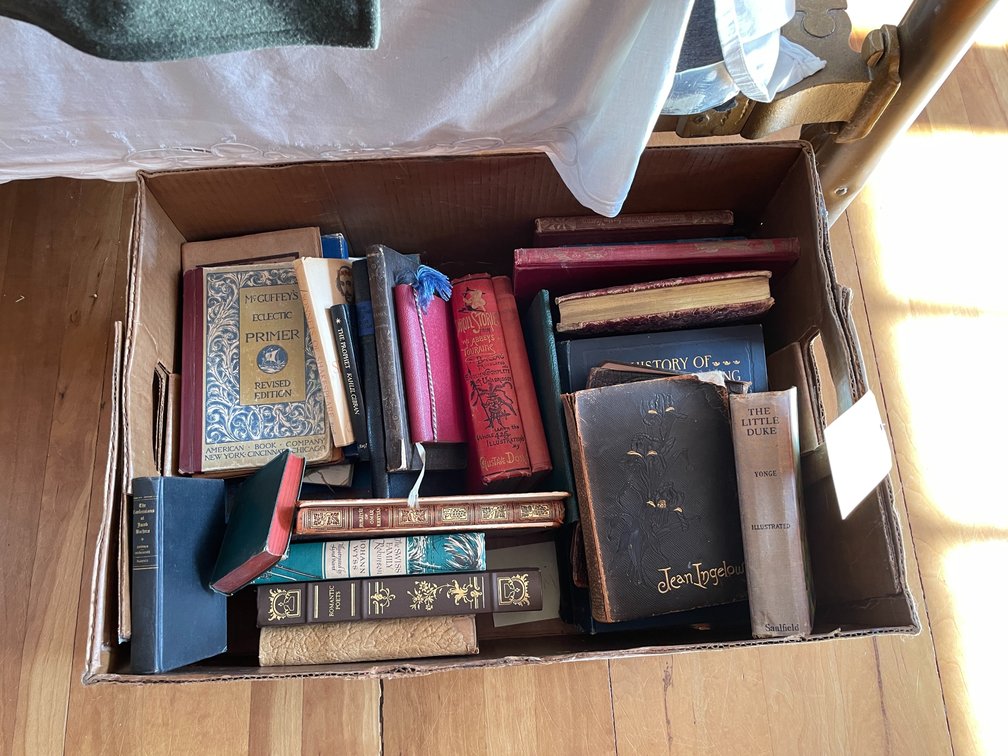 Box of Antique Books
