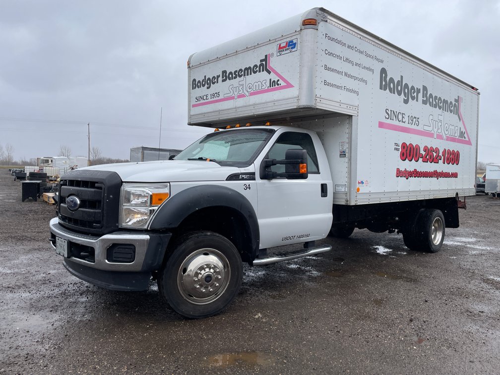 2014 Ford F550XL Super Duty Box Truck (Has WI Title)