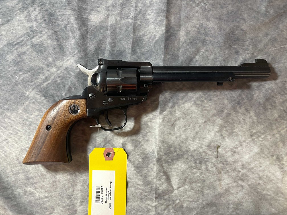 Ruger  Single Six 22 LR  Revolver , SN: 60-08700
