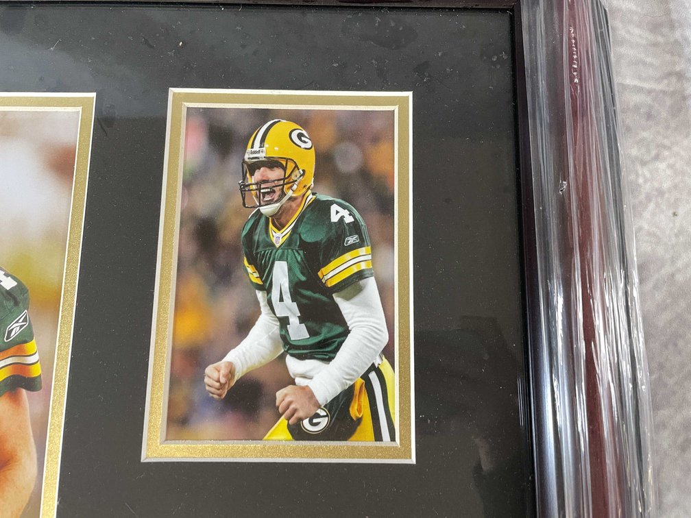 Signed Authentic Brett Favre Hall of Fame Class Print