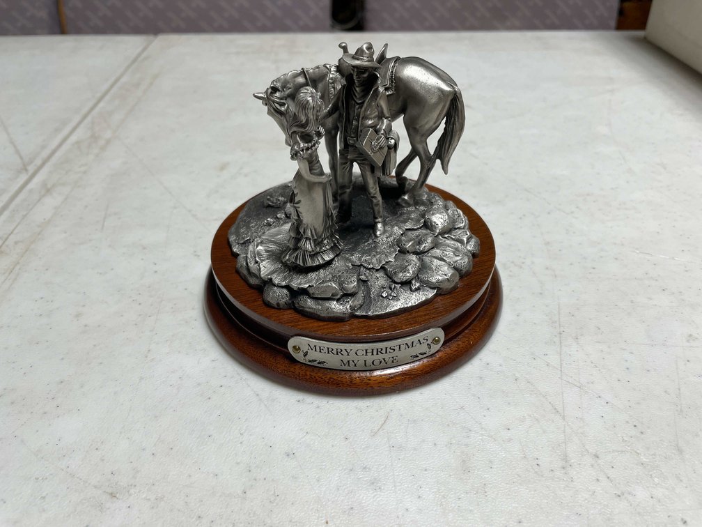 Pewter Statue