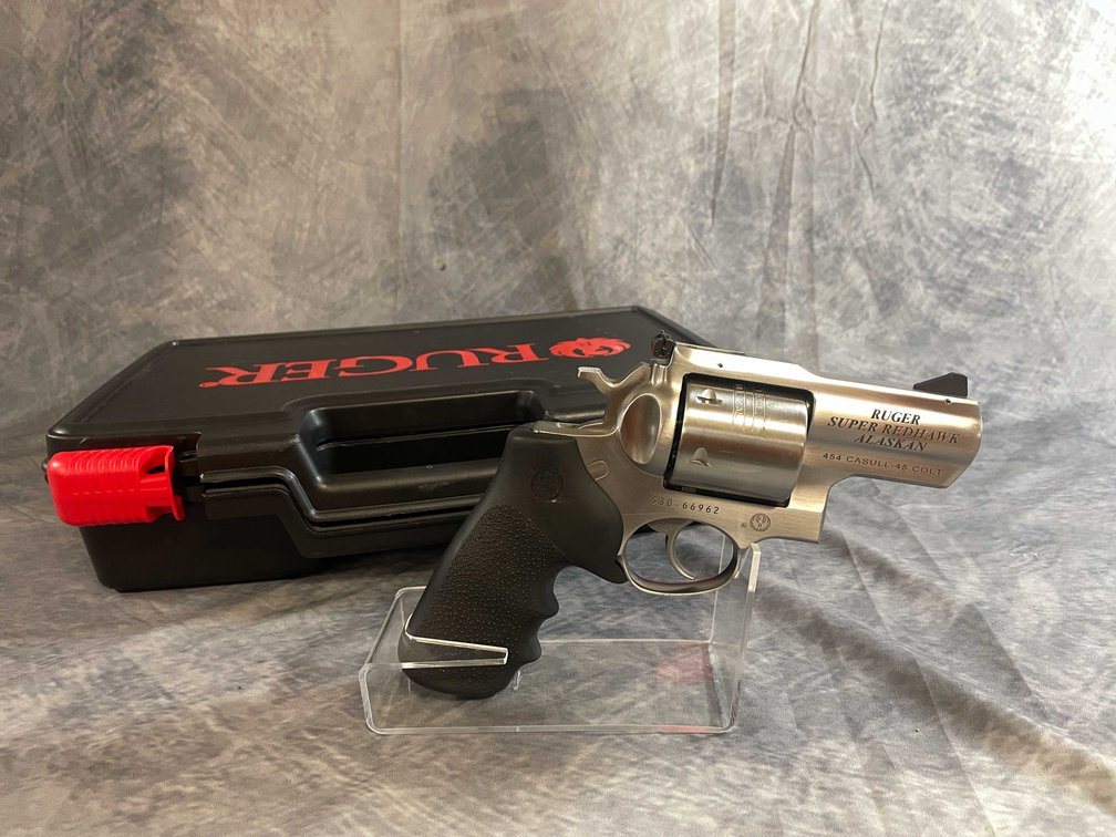 Ruger Super Redhawk Alaskan 454 Casull  Revolver, SN: 530-66962