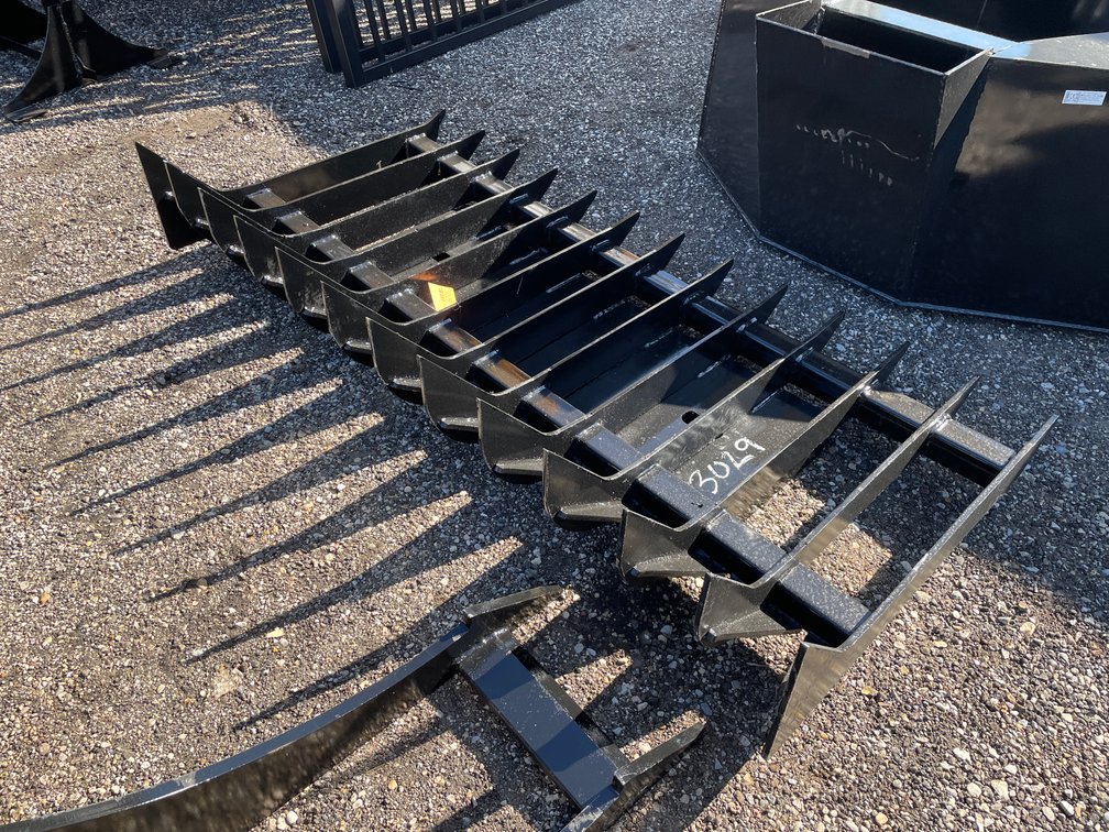 70" Skid Steer Root Rake Attachment