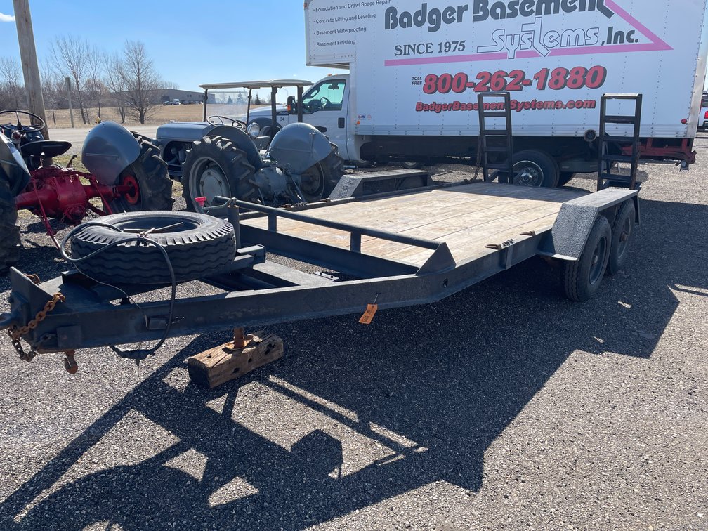 1989 Hudson Tandem Axle Equipment Trailer (Has WI Title)