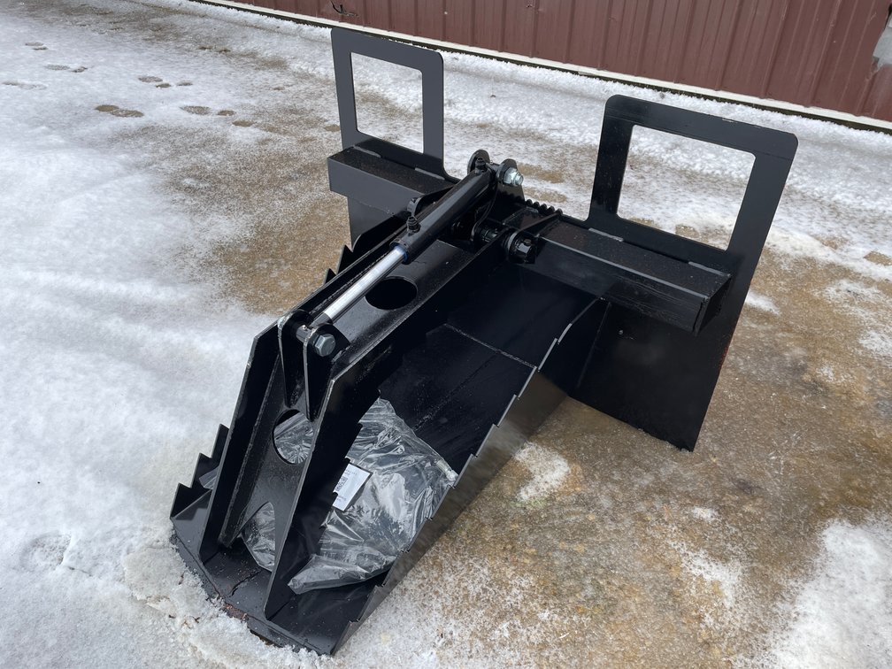 Skid Steer Spade Grapple Attachment