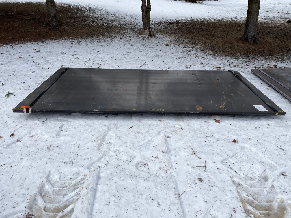 (2) 3/4" Thick Steel Plate