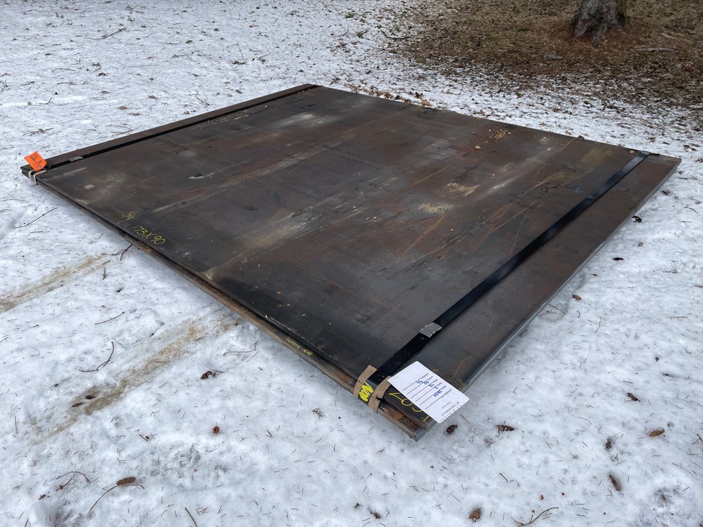 (2) 3/4" Thick Steel Plate