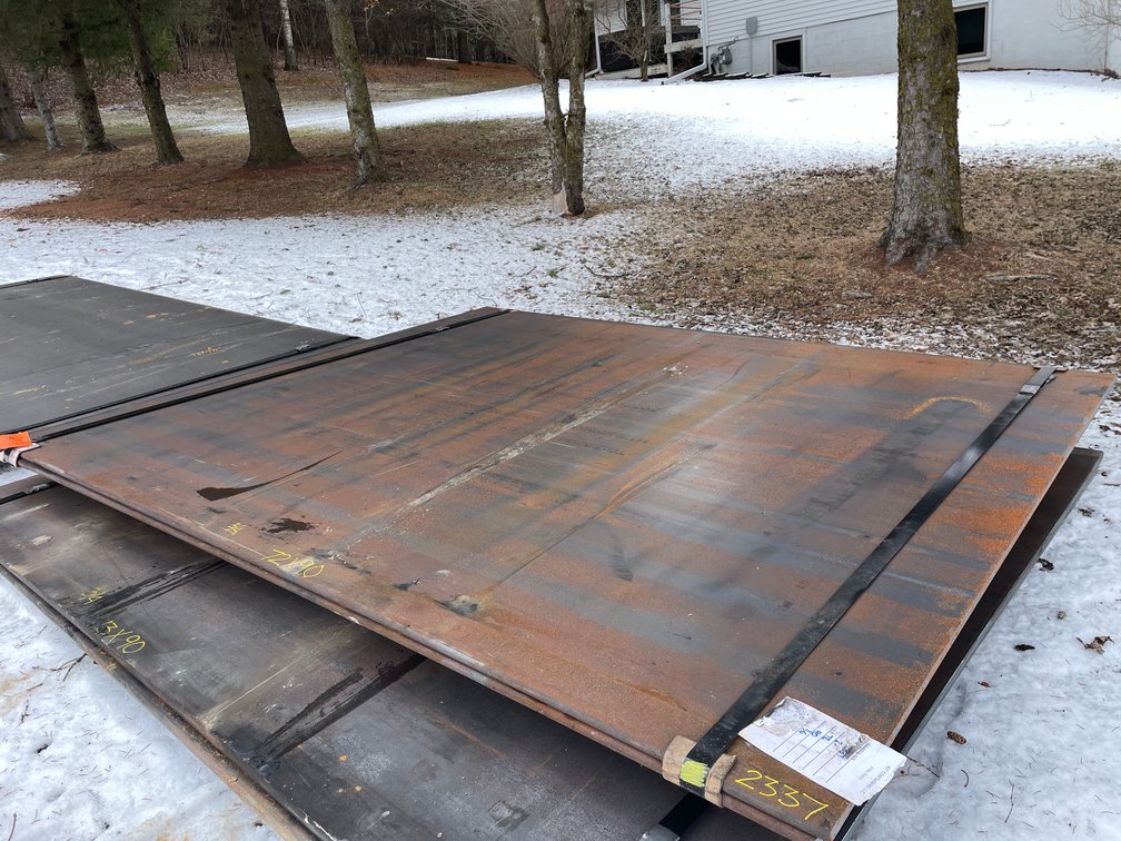 (2) 3/4" Thick Steel Plate