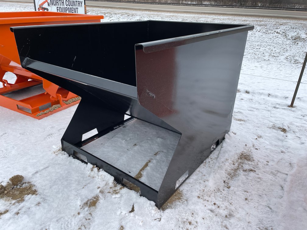 2 Yard Skid Steer Mount Trash Hopper