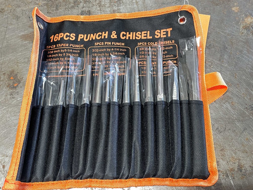 New 16 Pieces Punch and Chisel Set (CW)