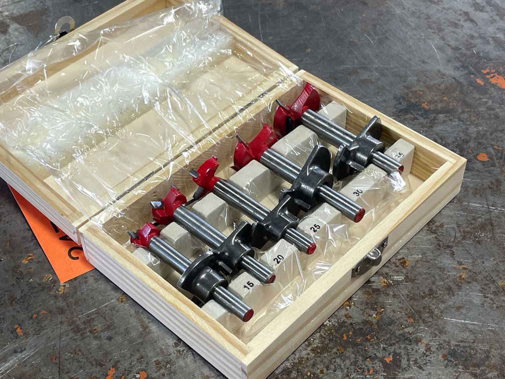 New 5 Pieces Hinge Hole Bit Set (CW)