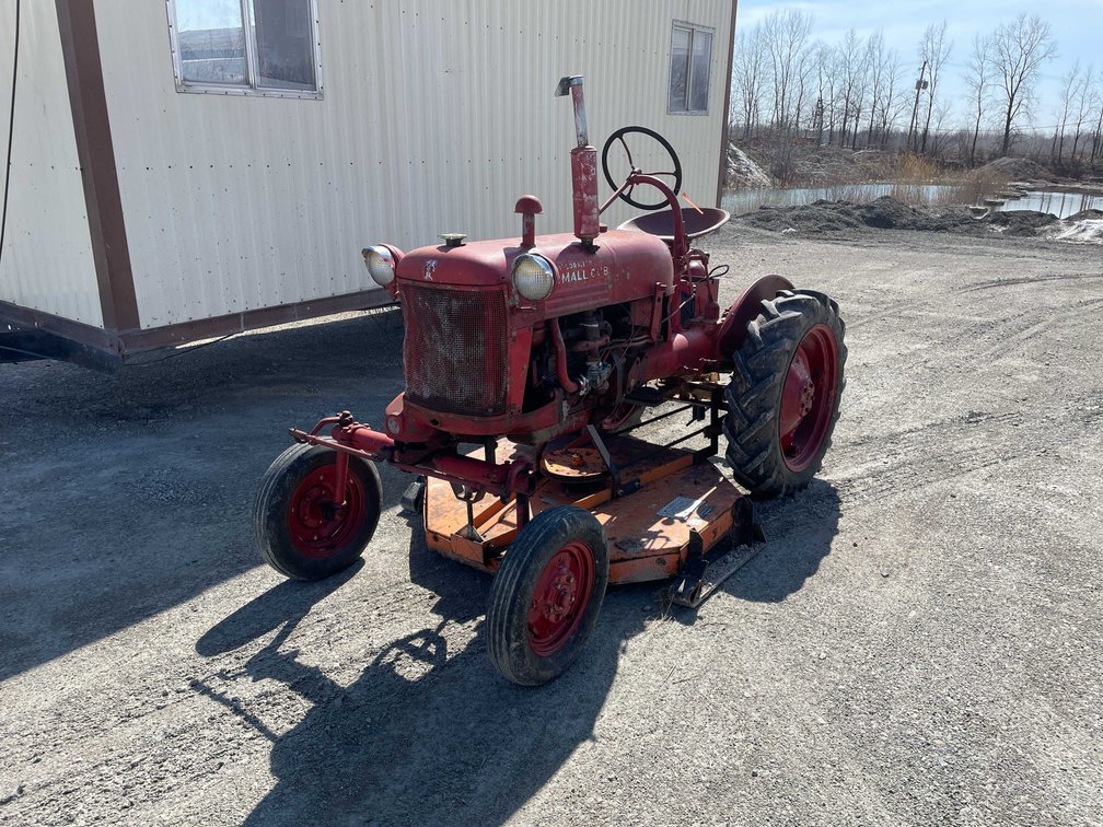IH Cub Tractor with Attachment