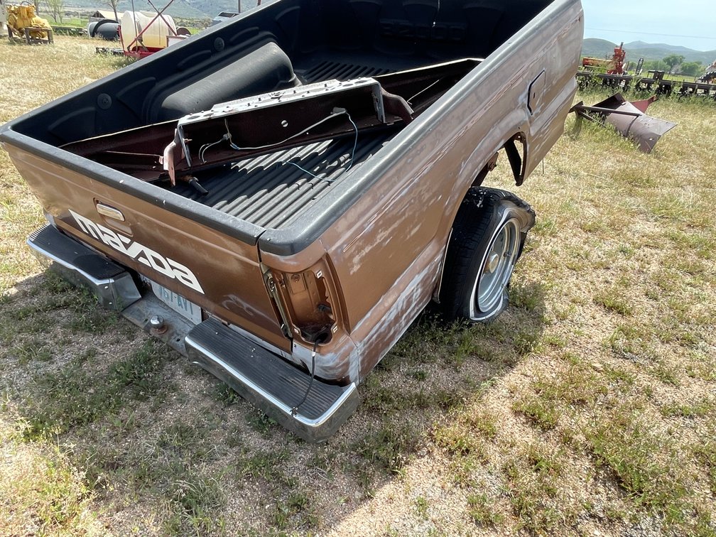 Mazda Truck Box with Rear Axle