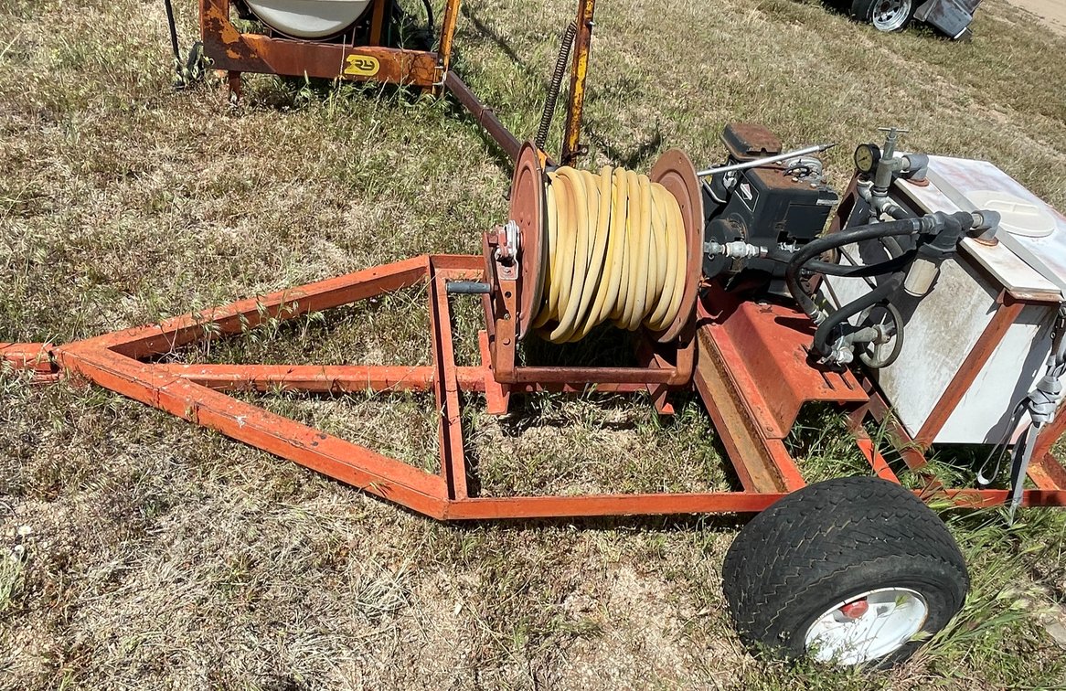 Reel Sprayer on Cart