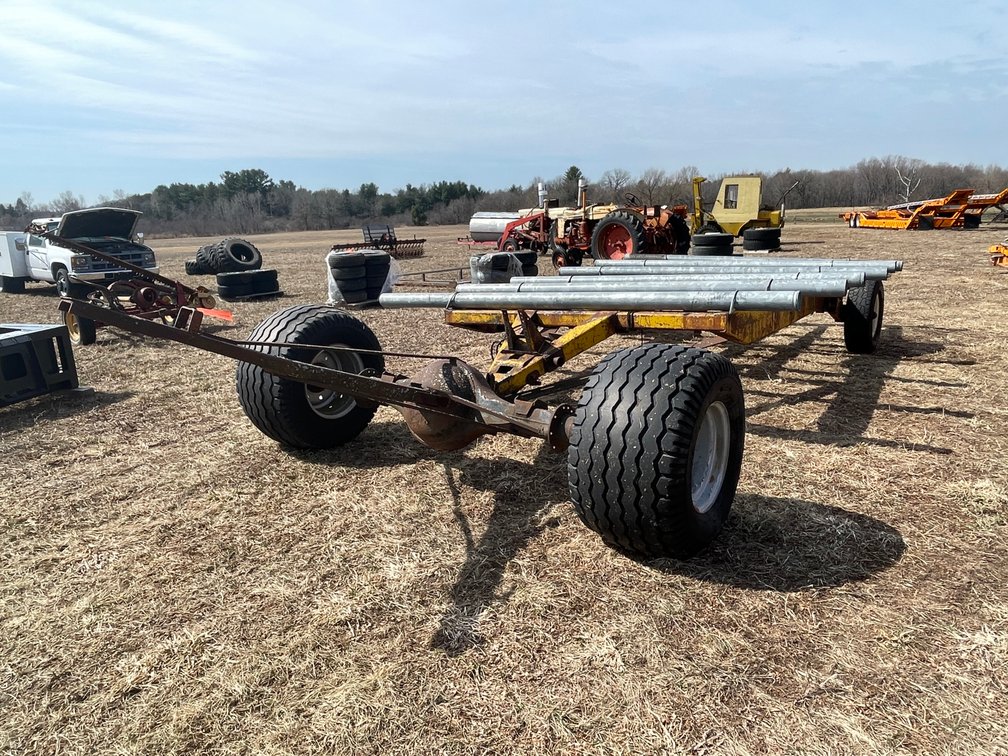 Shop Made Round Bale Trailer (No Title)