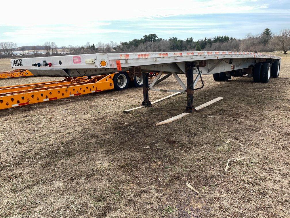 2006 Reitnouer 48' Aluminum Semi Truck Deck Over Trailer (Has WI Title)