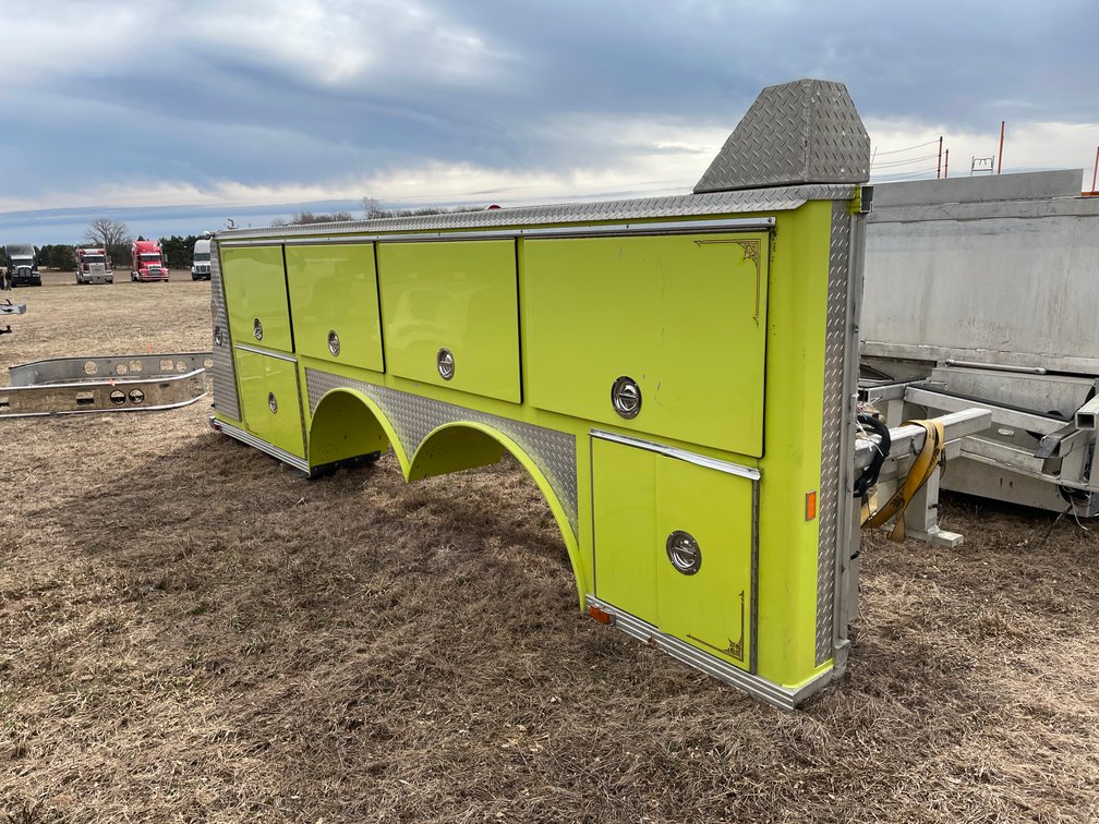 One Side of Fire Truck Box
