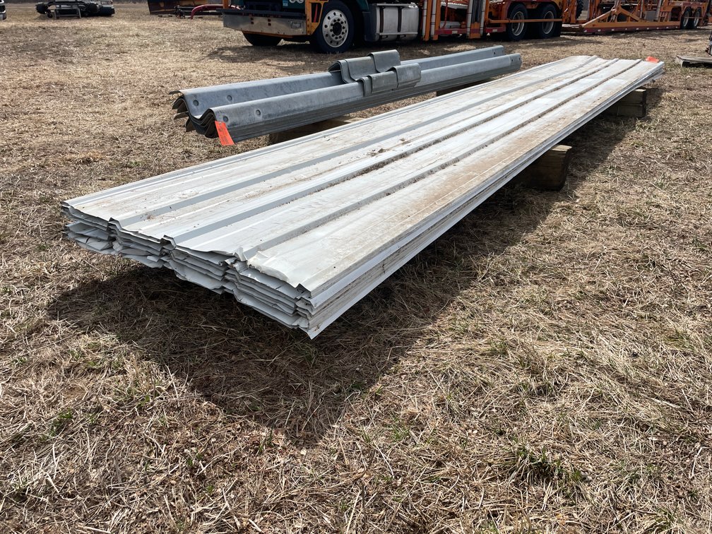 Approx. (9) Sheets of Steel Roofing