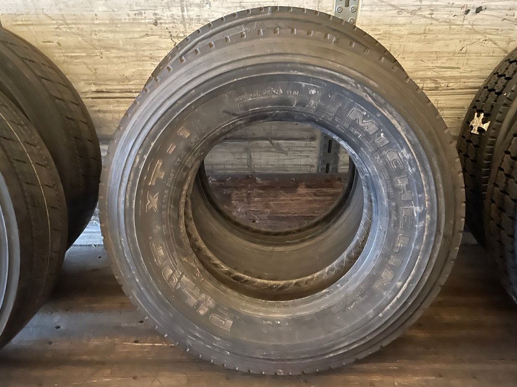 (2) Recapped Semi Tires
