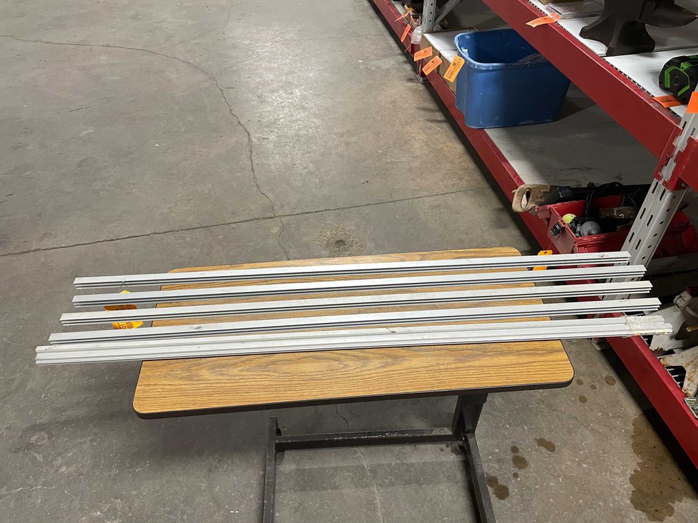 (8) Aluminum Extrusions (CW)